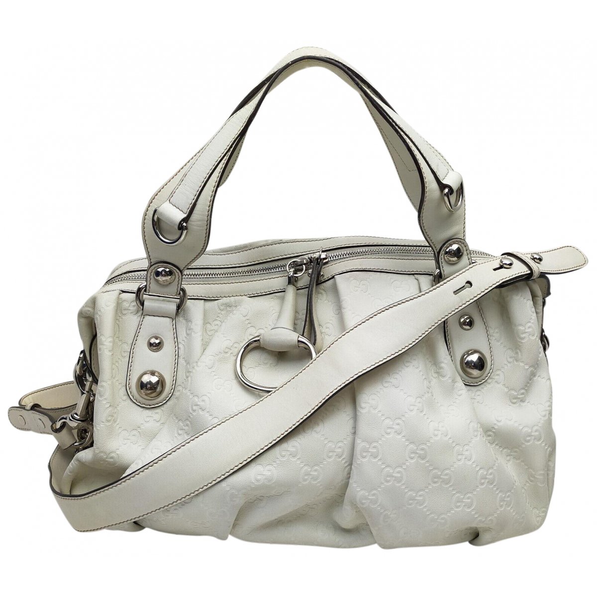 GG Running leather handbag
