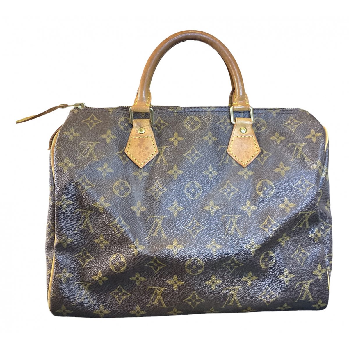 Speedy leather handbag