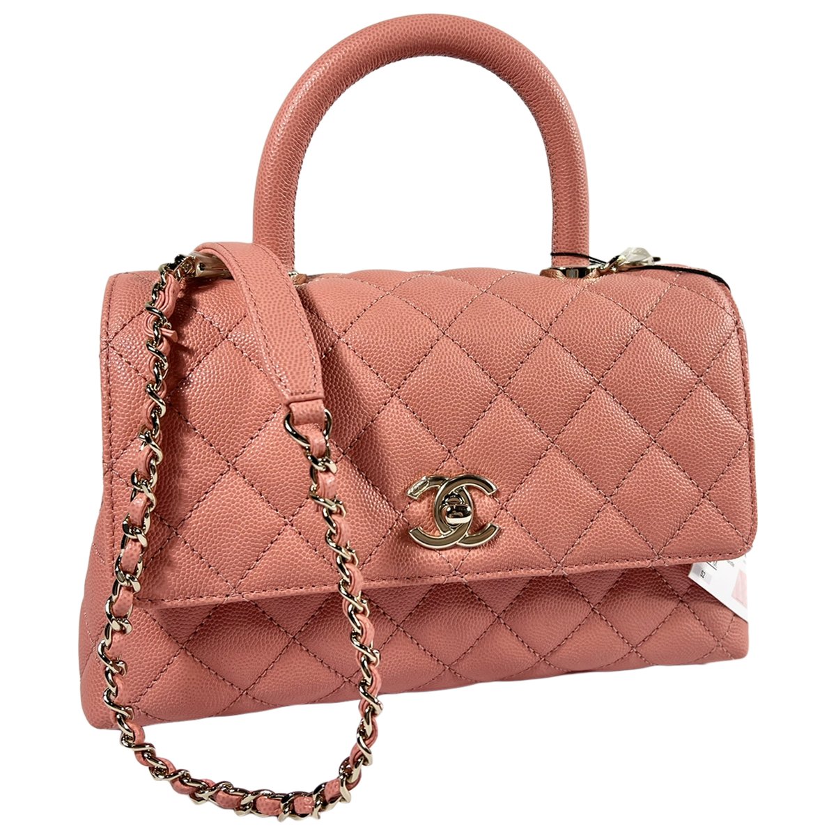 Coco Handle leather handbag