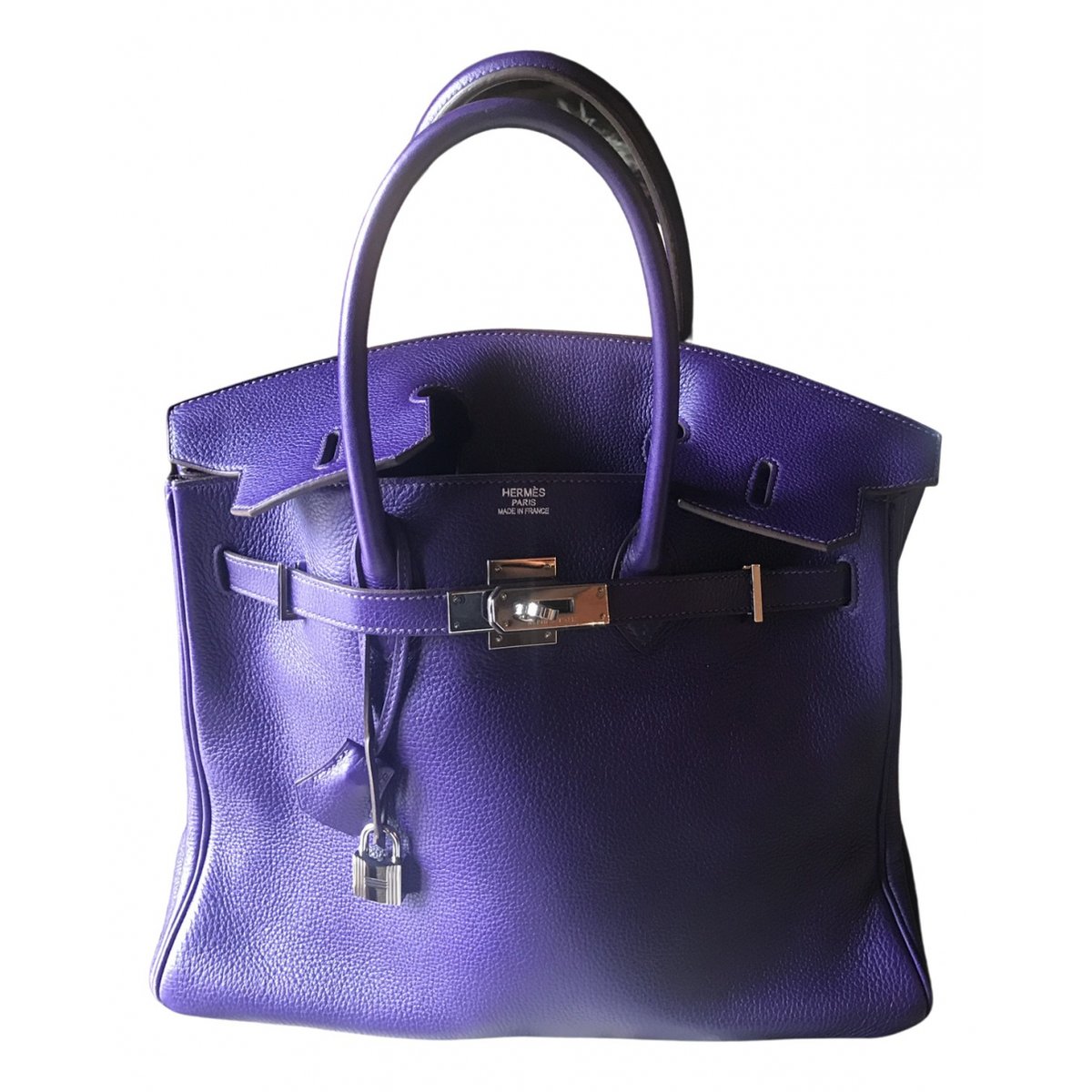 Birkin 35 leather handbag