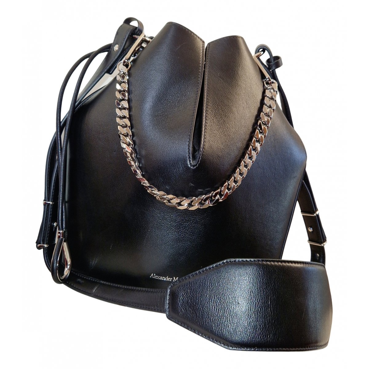 Leather crossbody bag