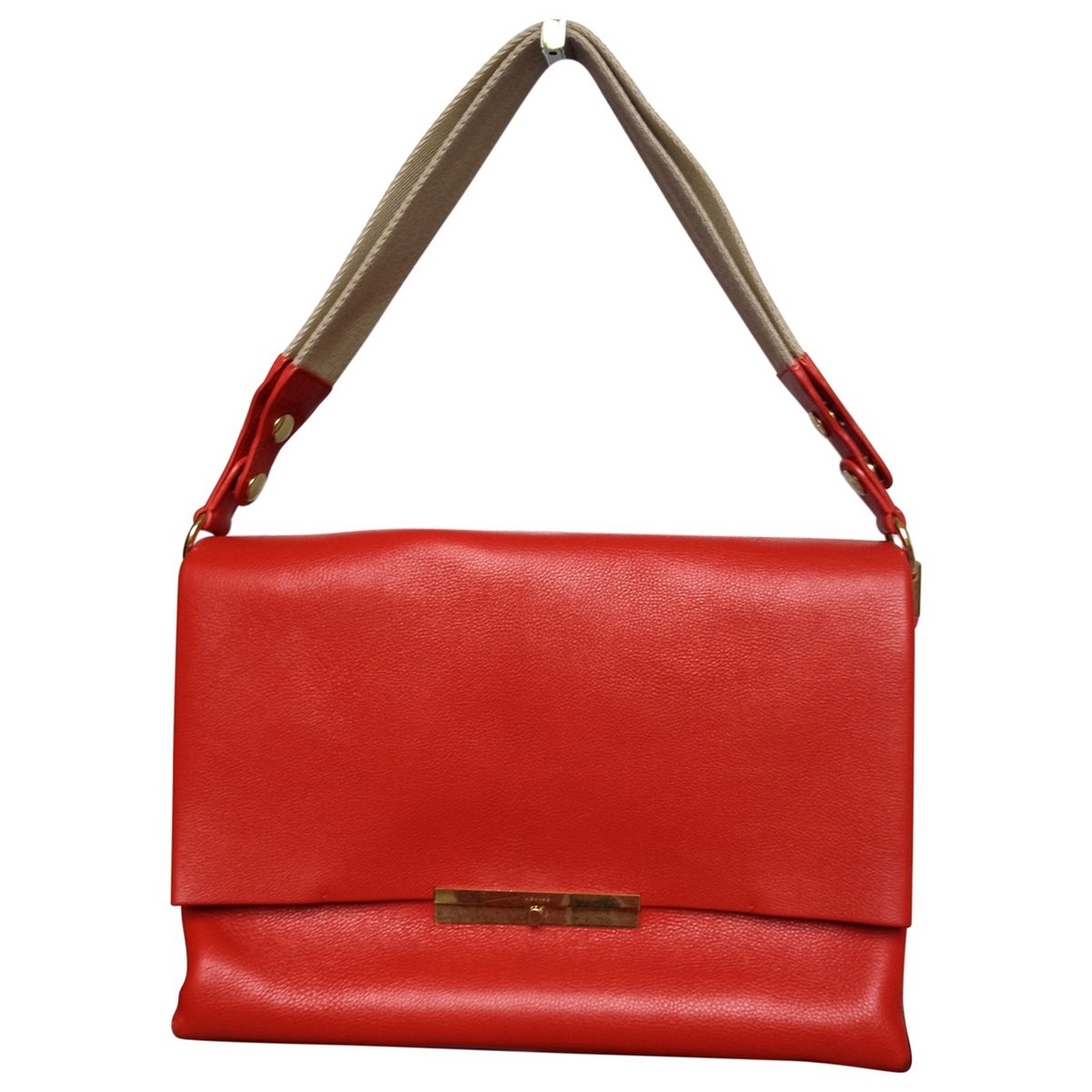 Blade leather crossbody bag