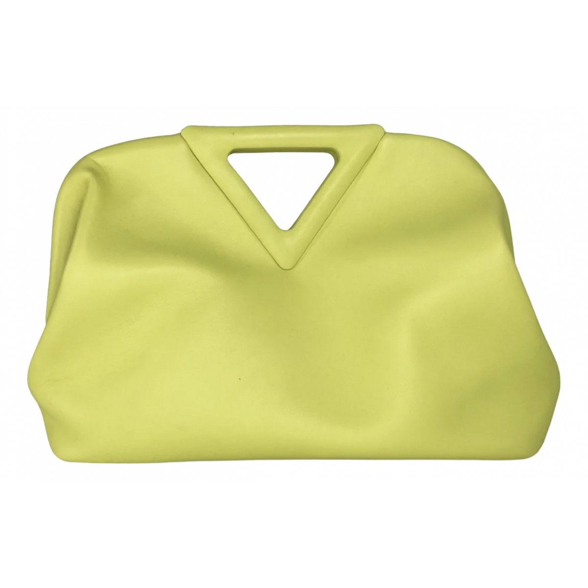 Point leather handbag