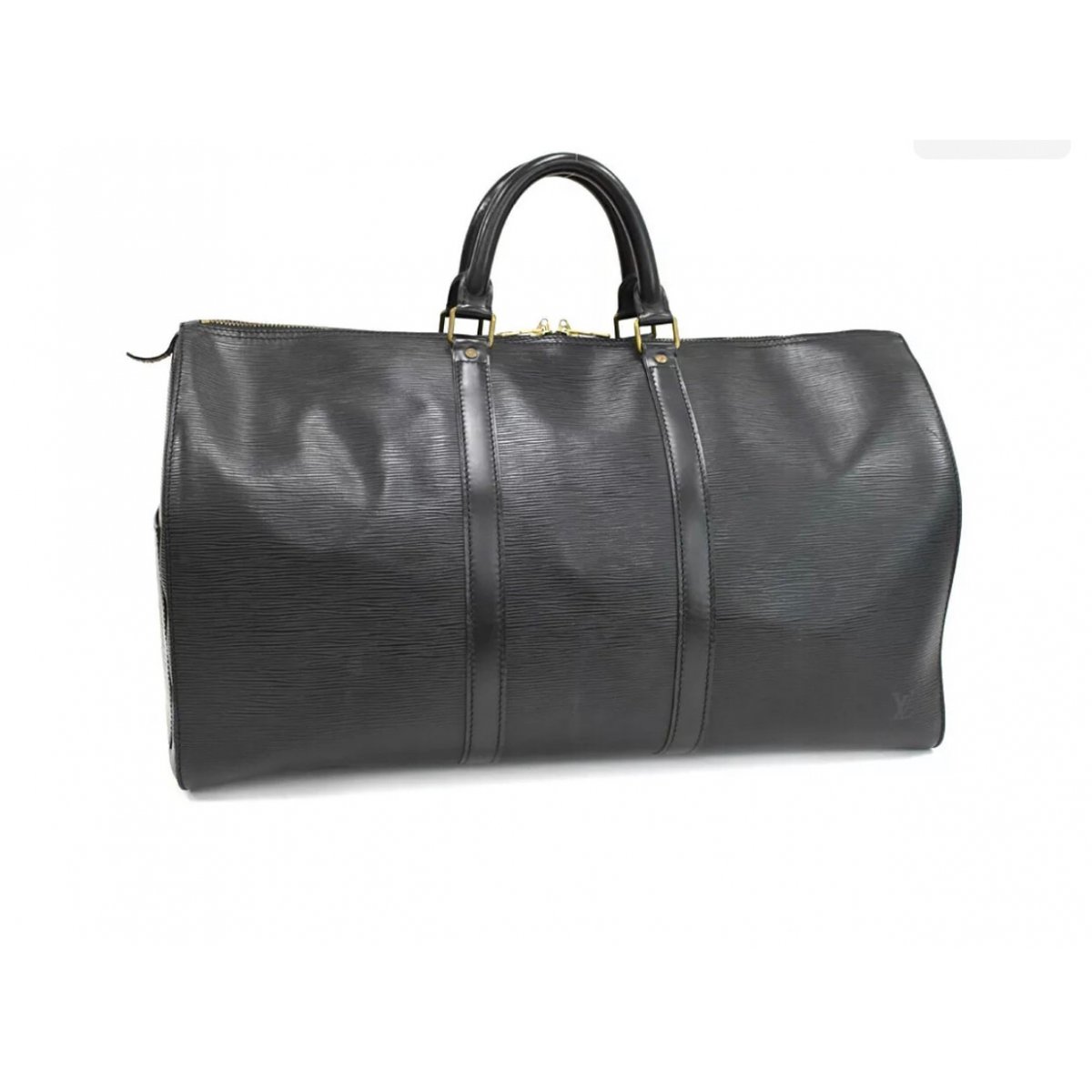 Keepall leather travel bag