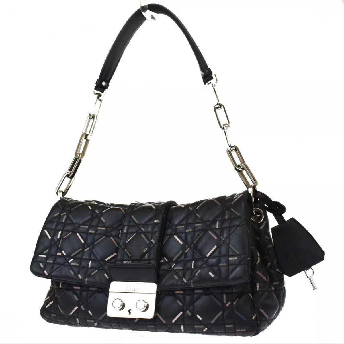 New Lock leather handbag