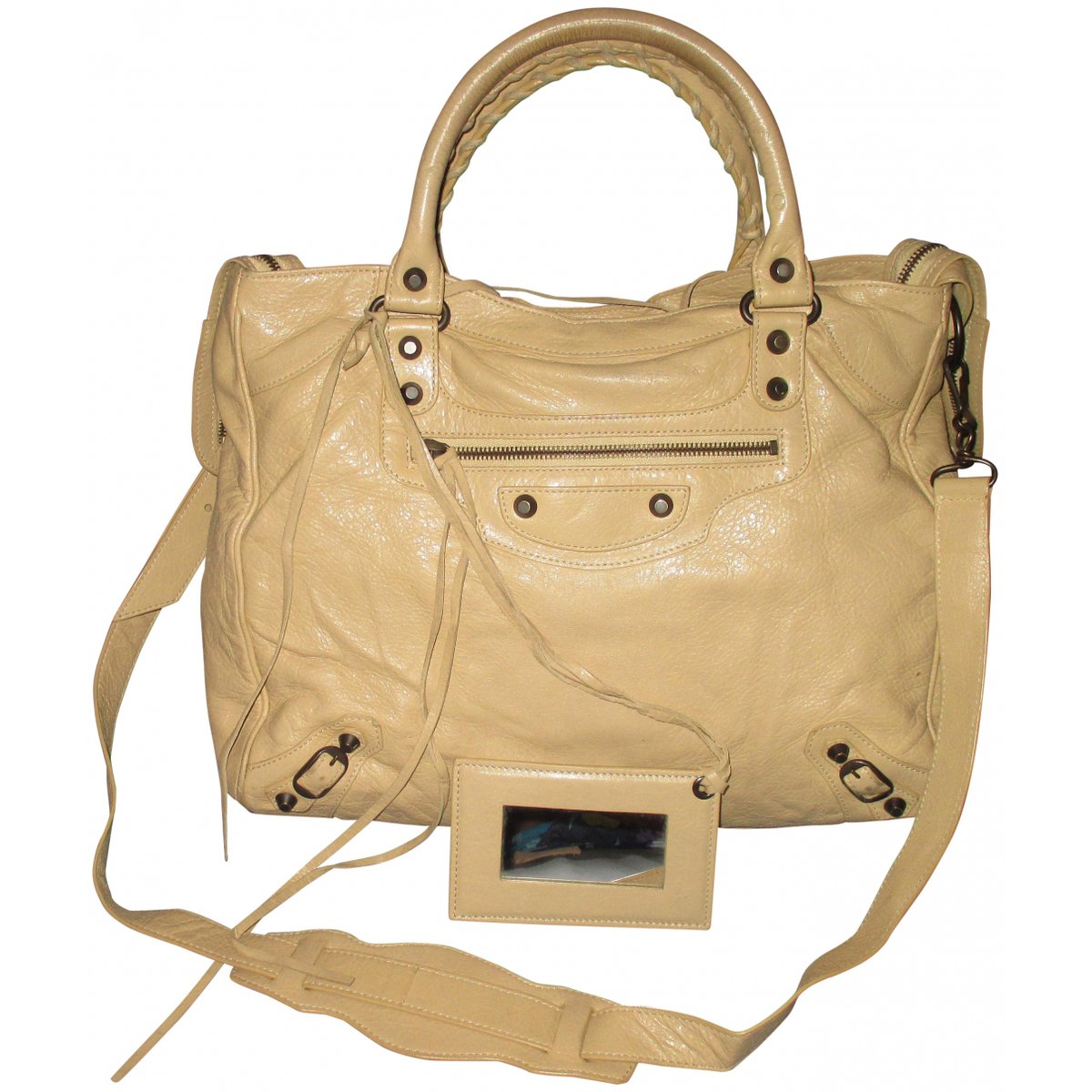 Vélo leather handbag