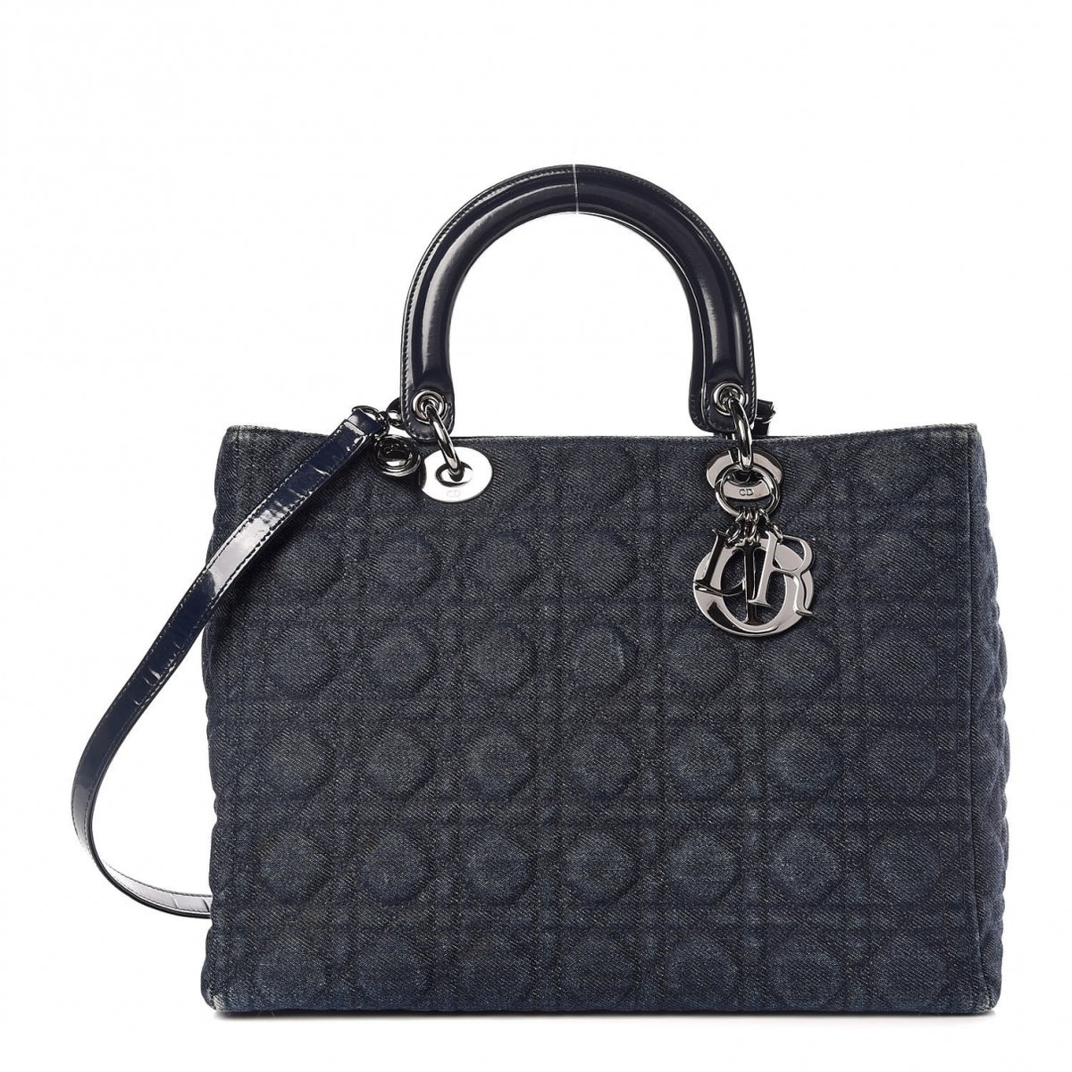 Lady Dior cloth handbag