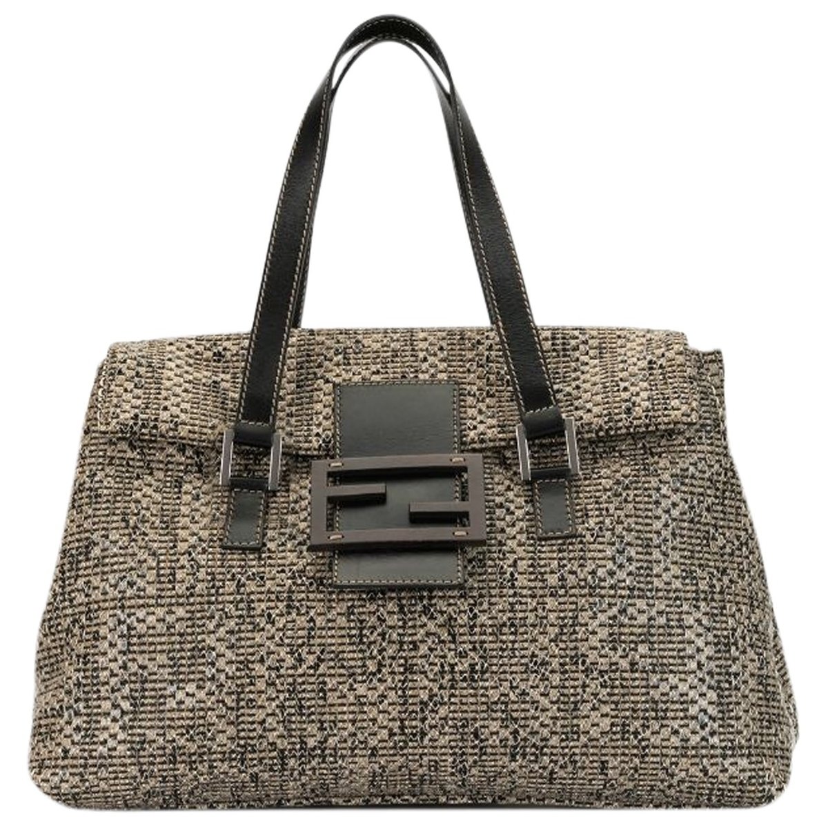 Baguette Chain leather handbag