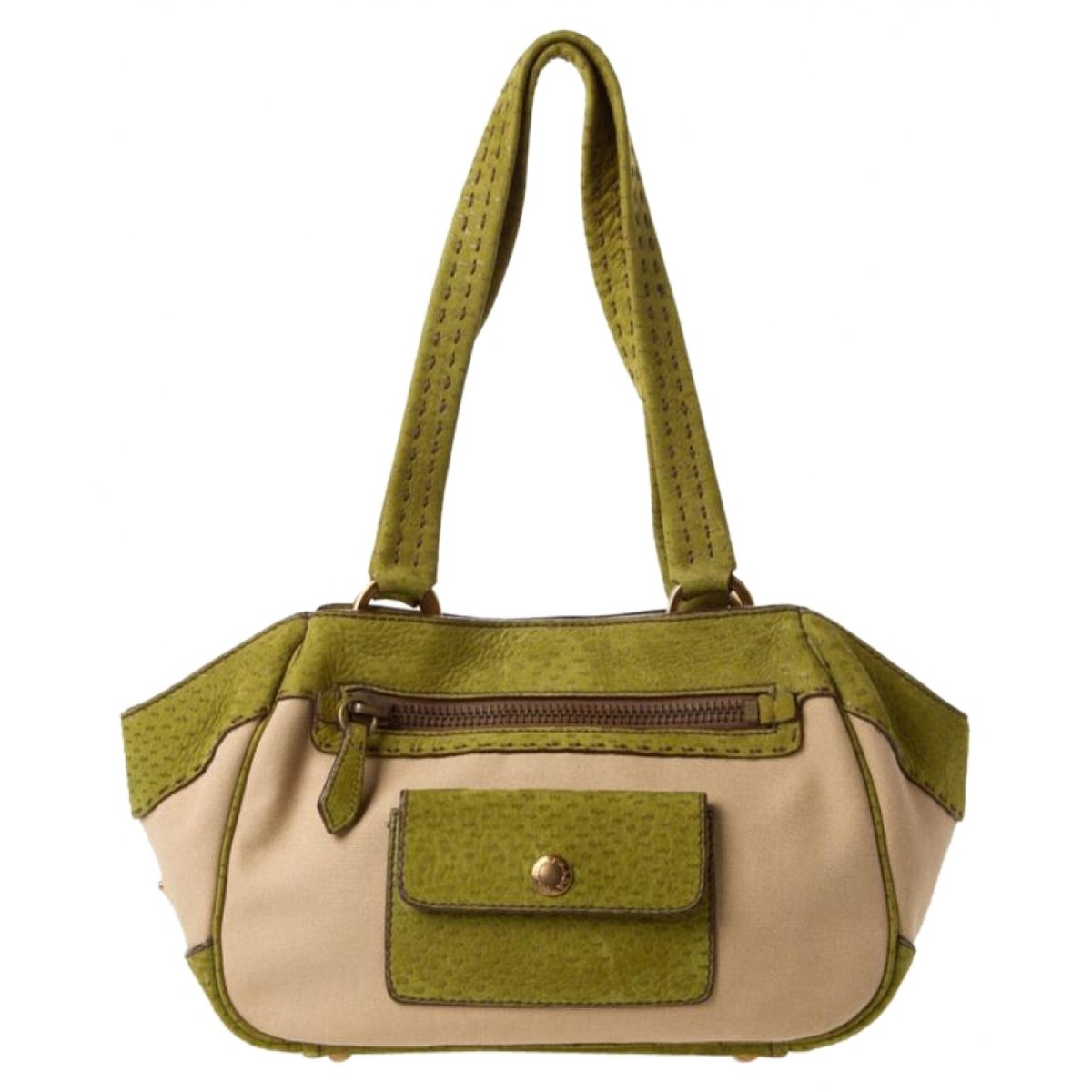 Cargo ostrich handbag