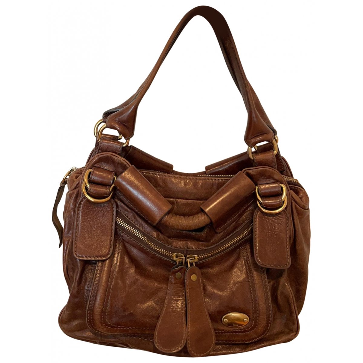 Bay leather handbag