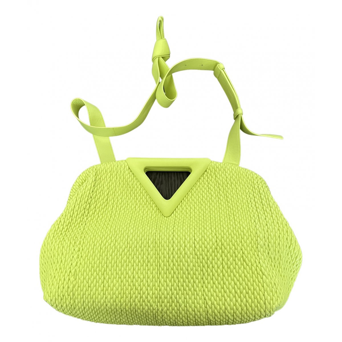 Point leather handbag