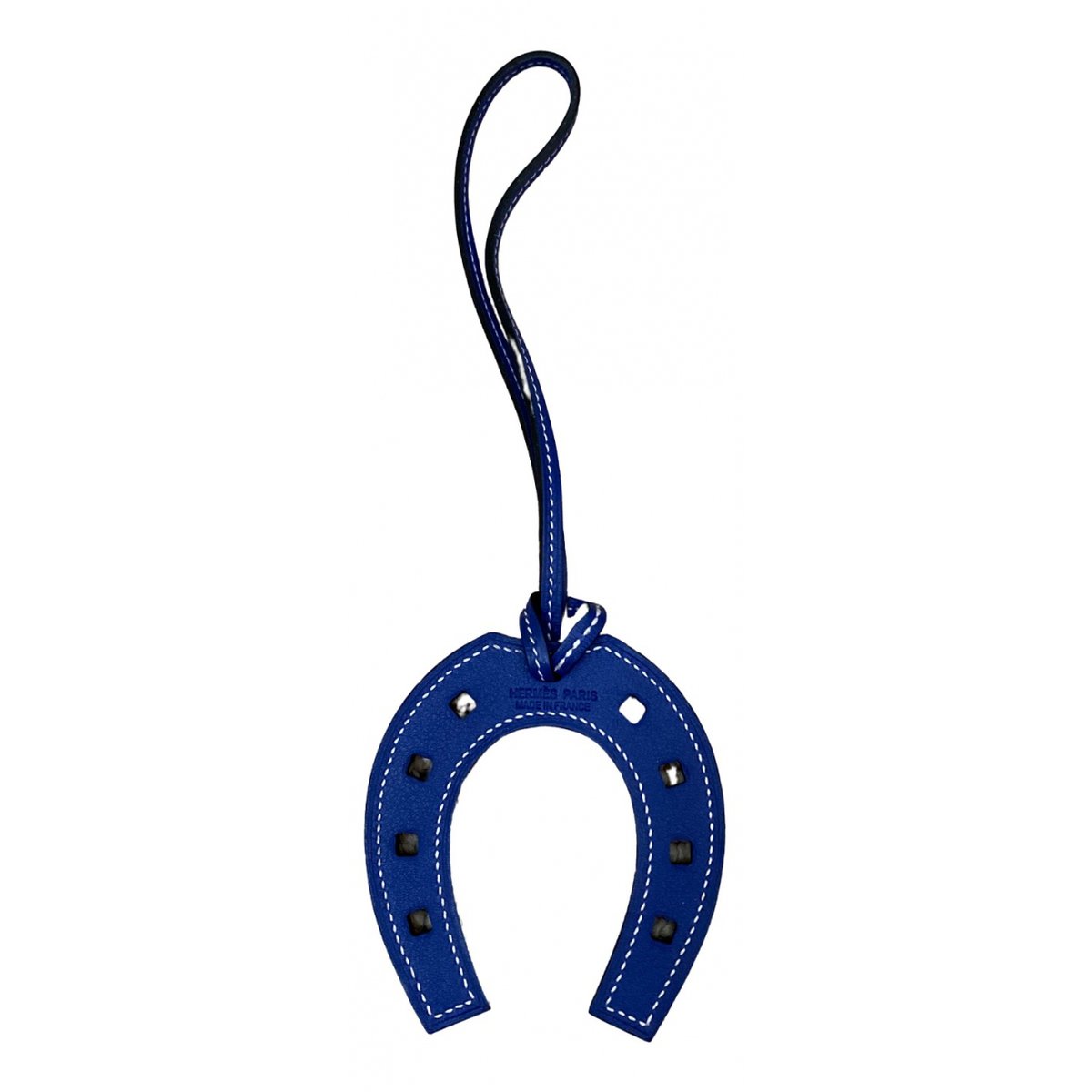 Paddock leather bag charm