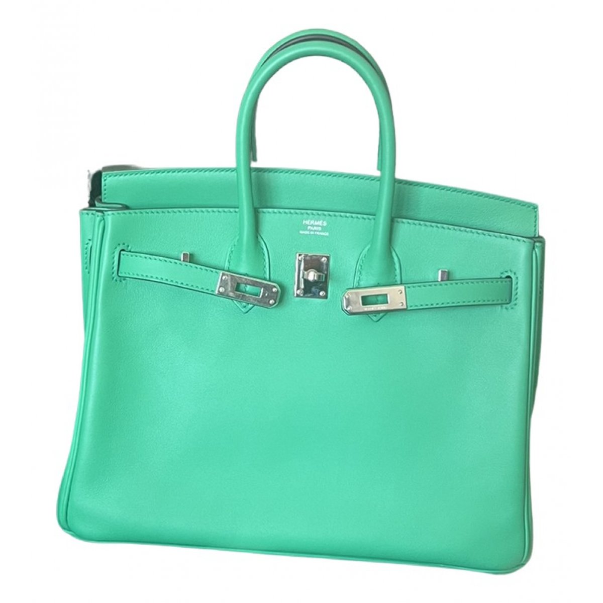 Birkin 25 leather handbag