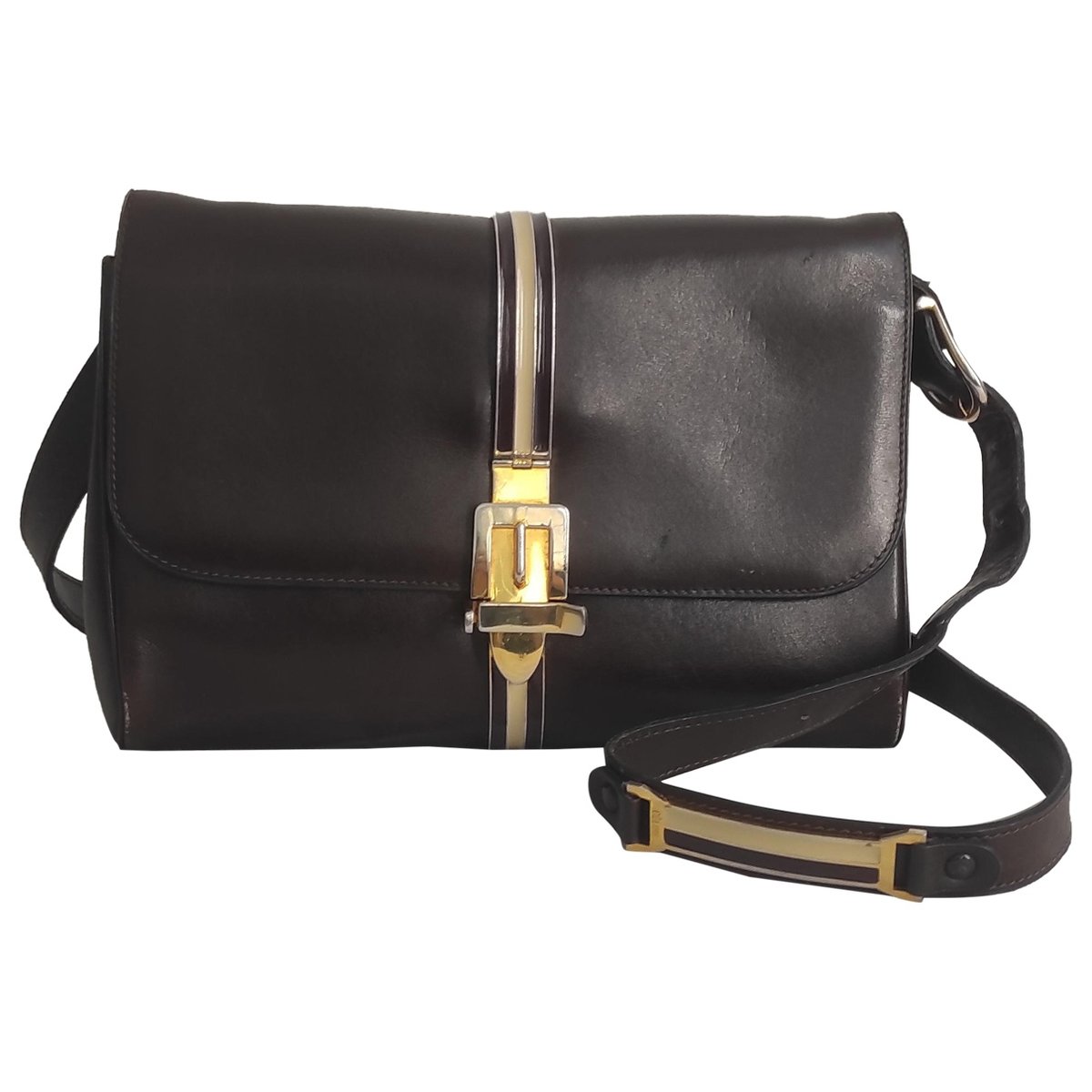 Triomphe leather crossbody bag