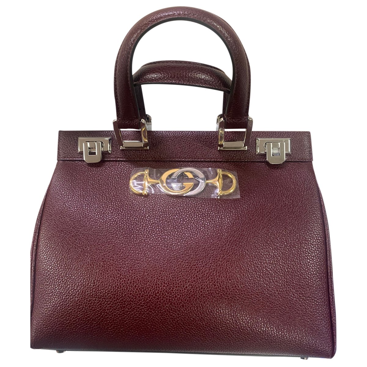 Boston leather handbag
