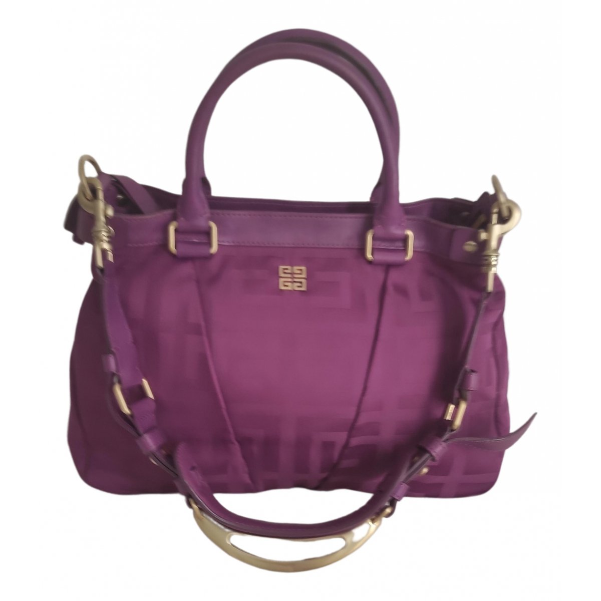 Emblem cloth crossbody bag