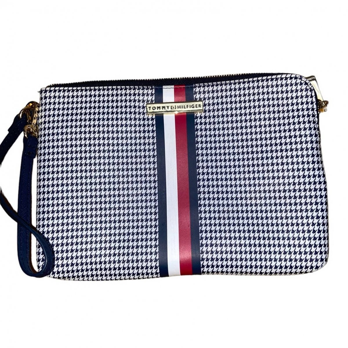 Vegan leather clutch bag