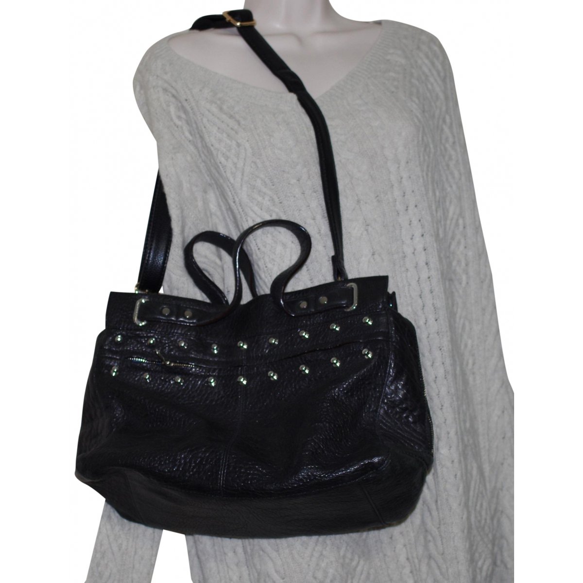 Leather crossbody bag