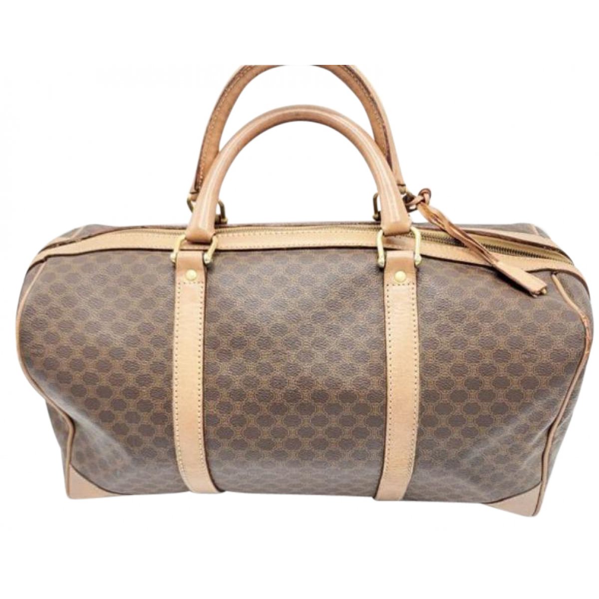 Gourmette leather handbag