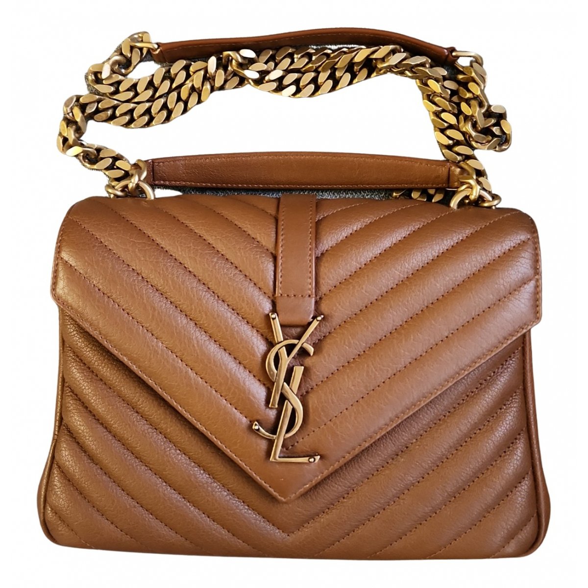 Collége monogramme leather handbag