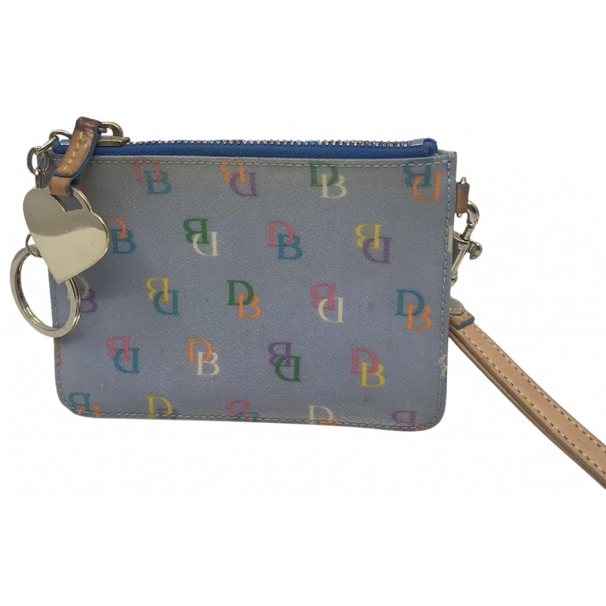 Leather clutch bag