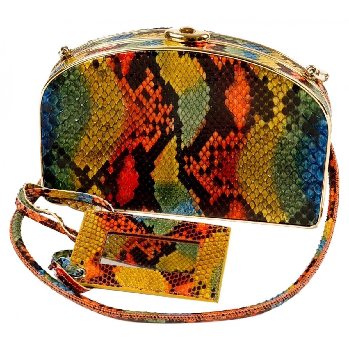 Blanket python handbag