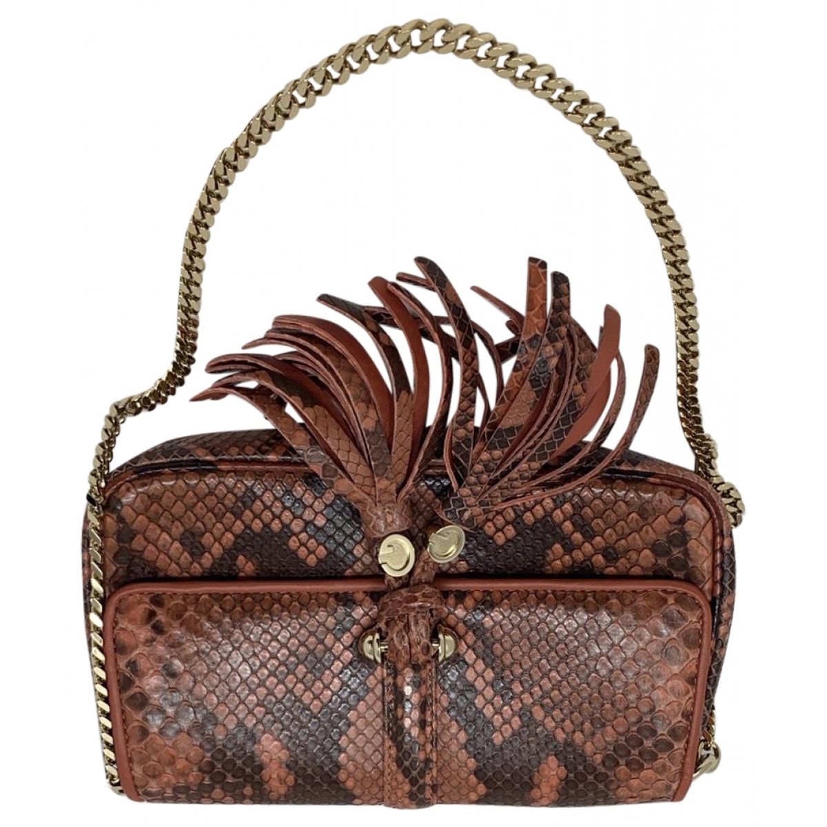 Ophidia Messenger exotic leathers handbag