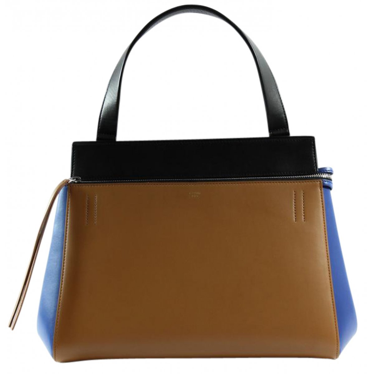 Edge leather handbag