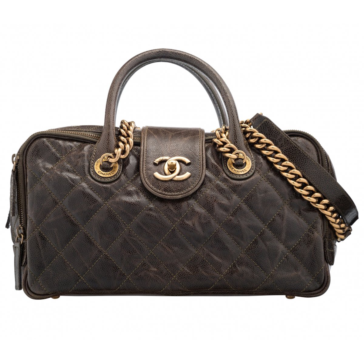 Bowling Bag leather handbag