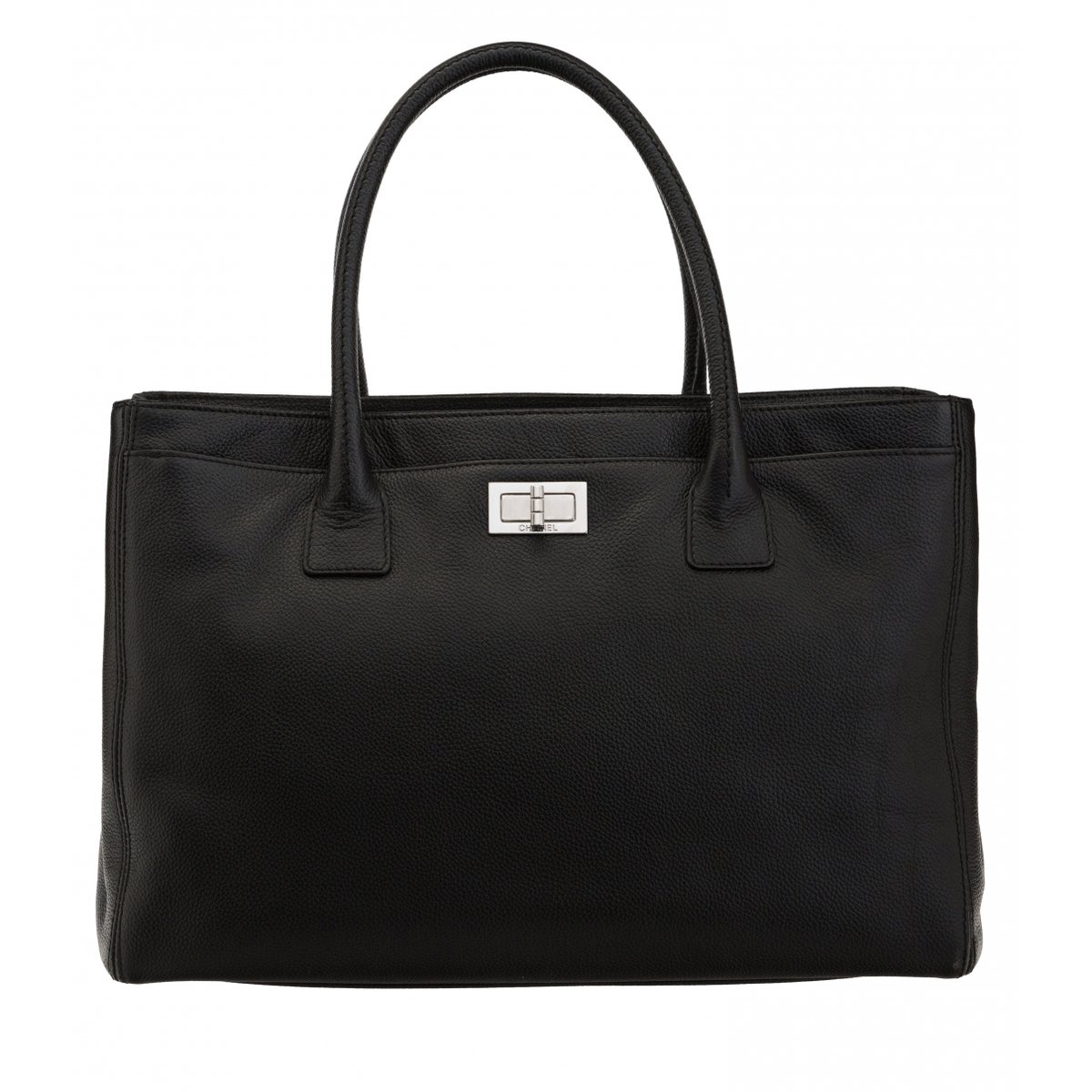 Executive leather tote