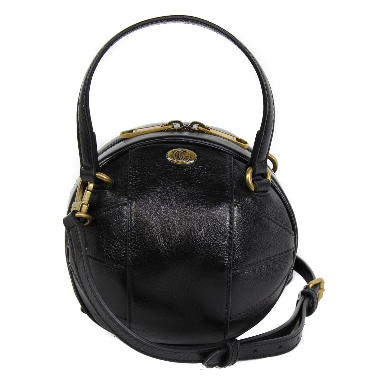 Dôme leather handbag