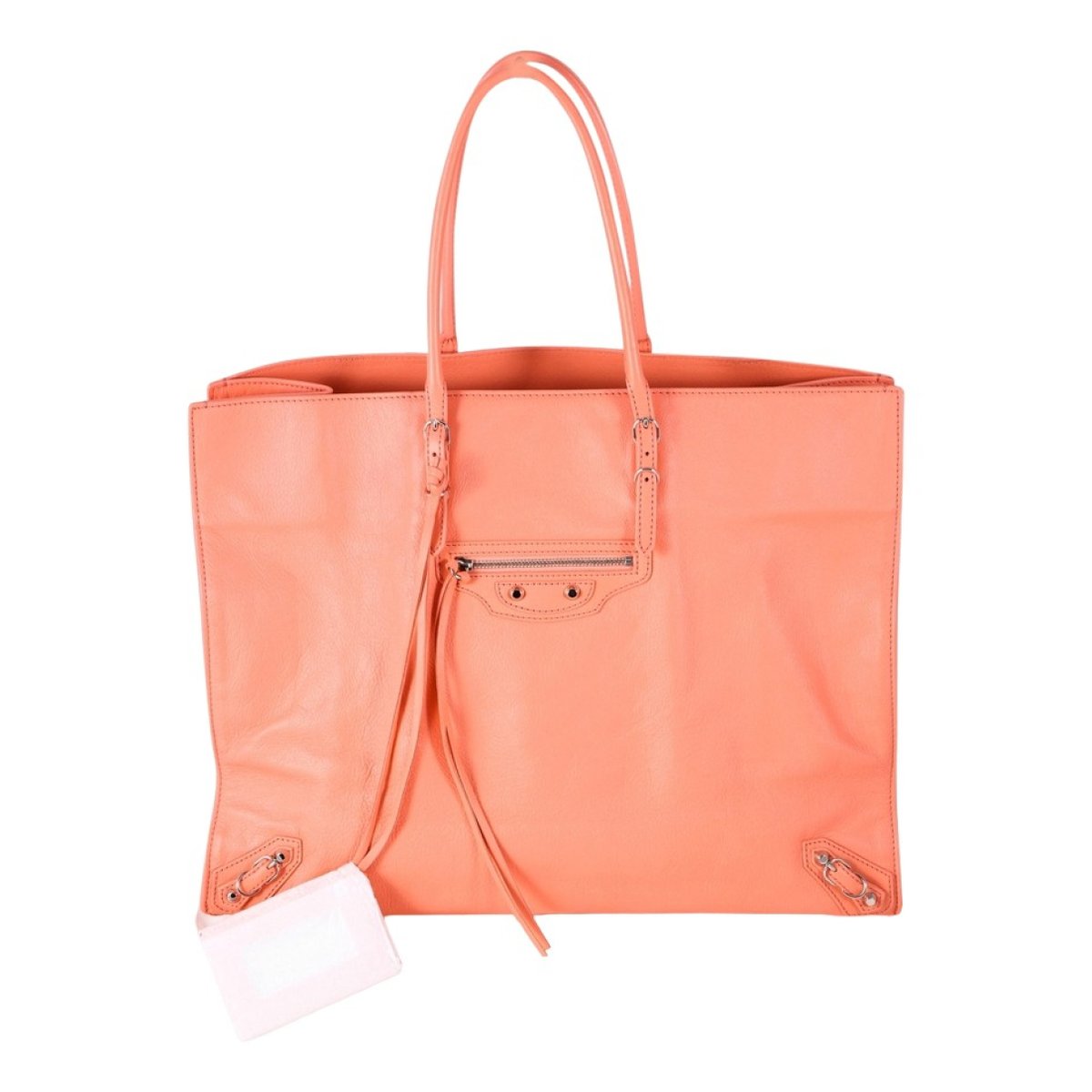 Papier leather handbag