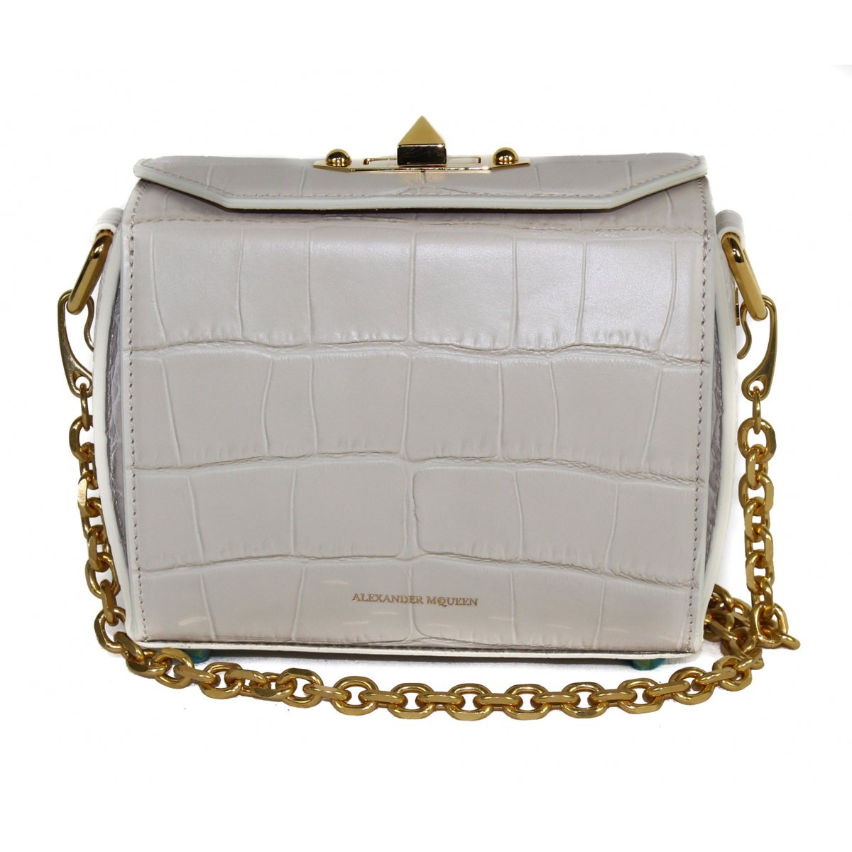Box 16 leather crossbody bag