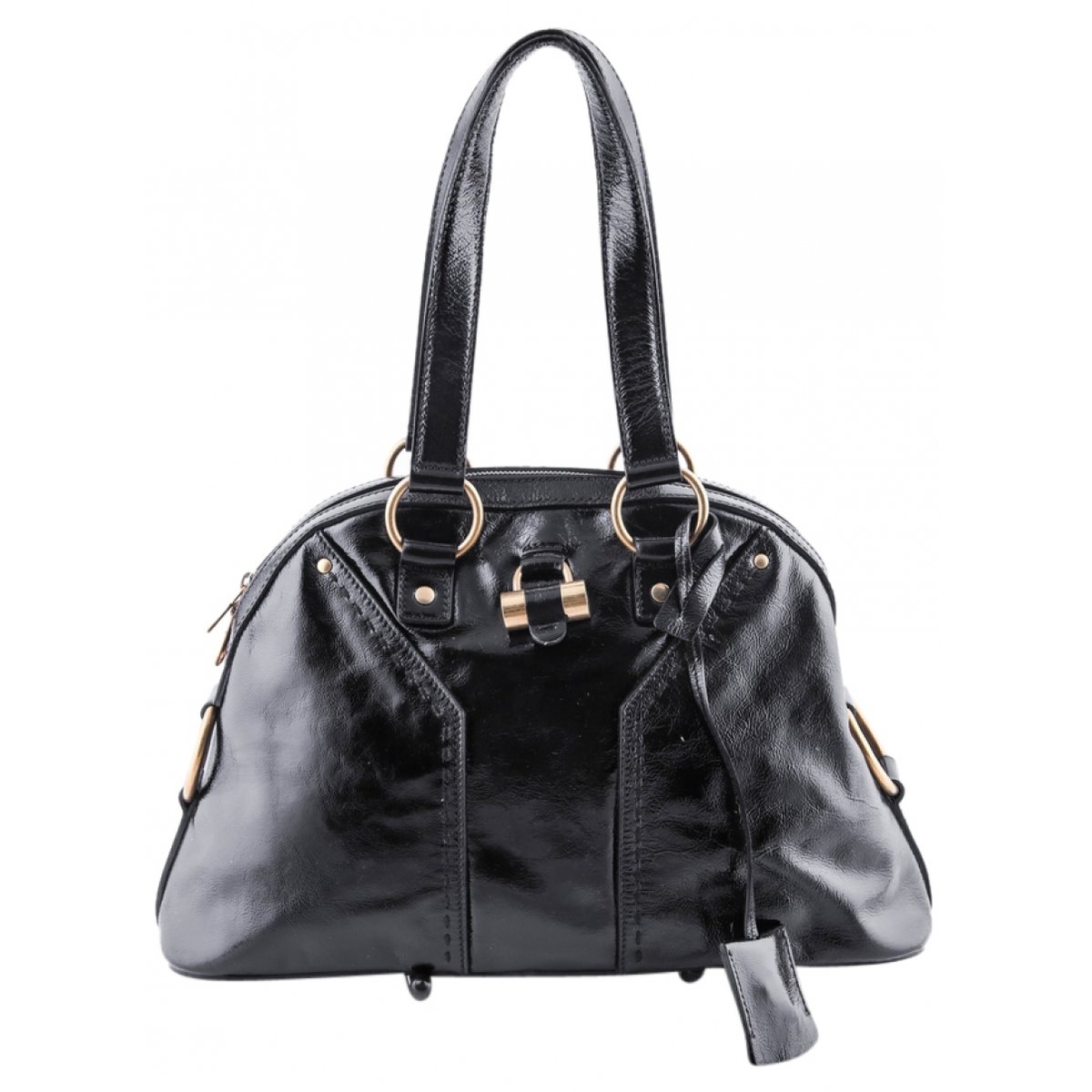 Muse II patent leather handbag