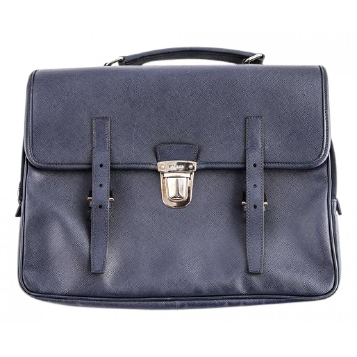 Cargo leather handbag