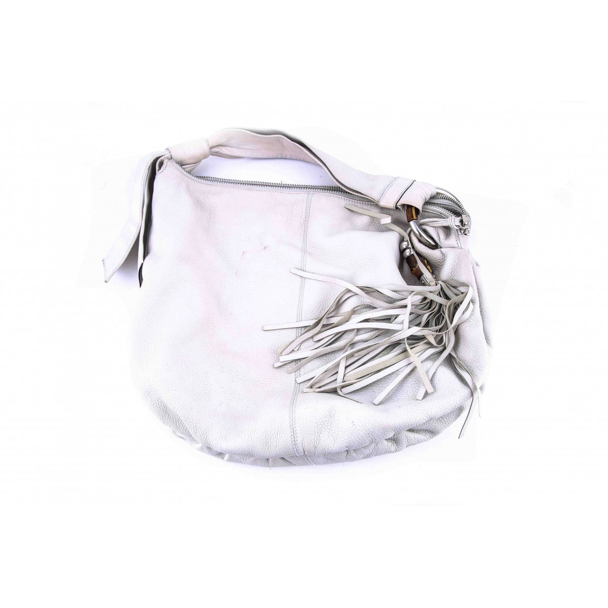 Bamboo Ring leather handbag
