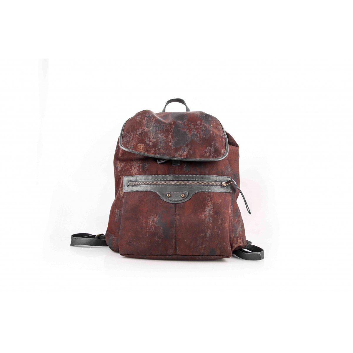 Ville Top Handle leather backpack