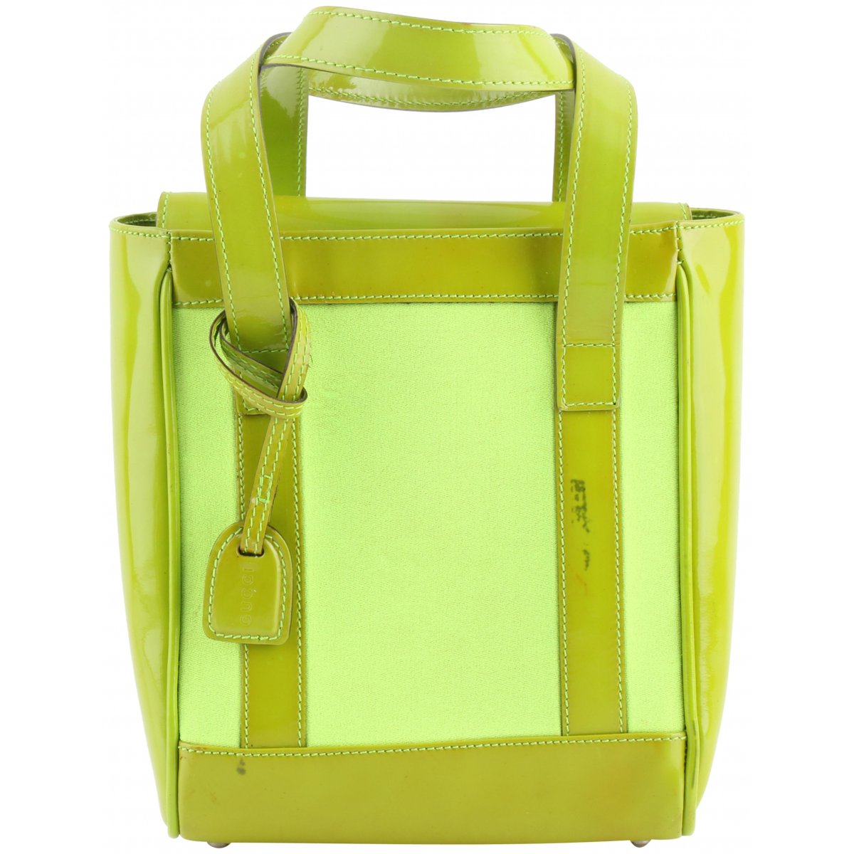 Swing patent leather tote