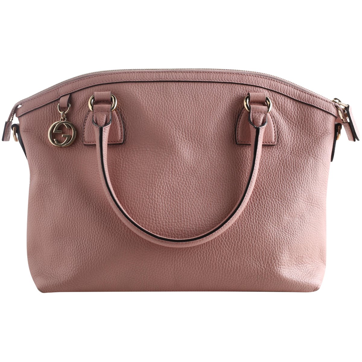 Dôme leather handbag