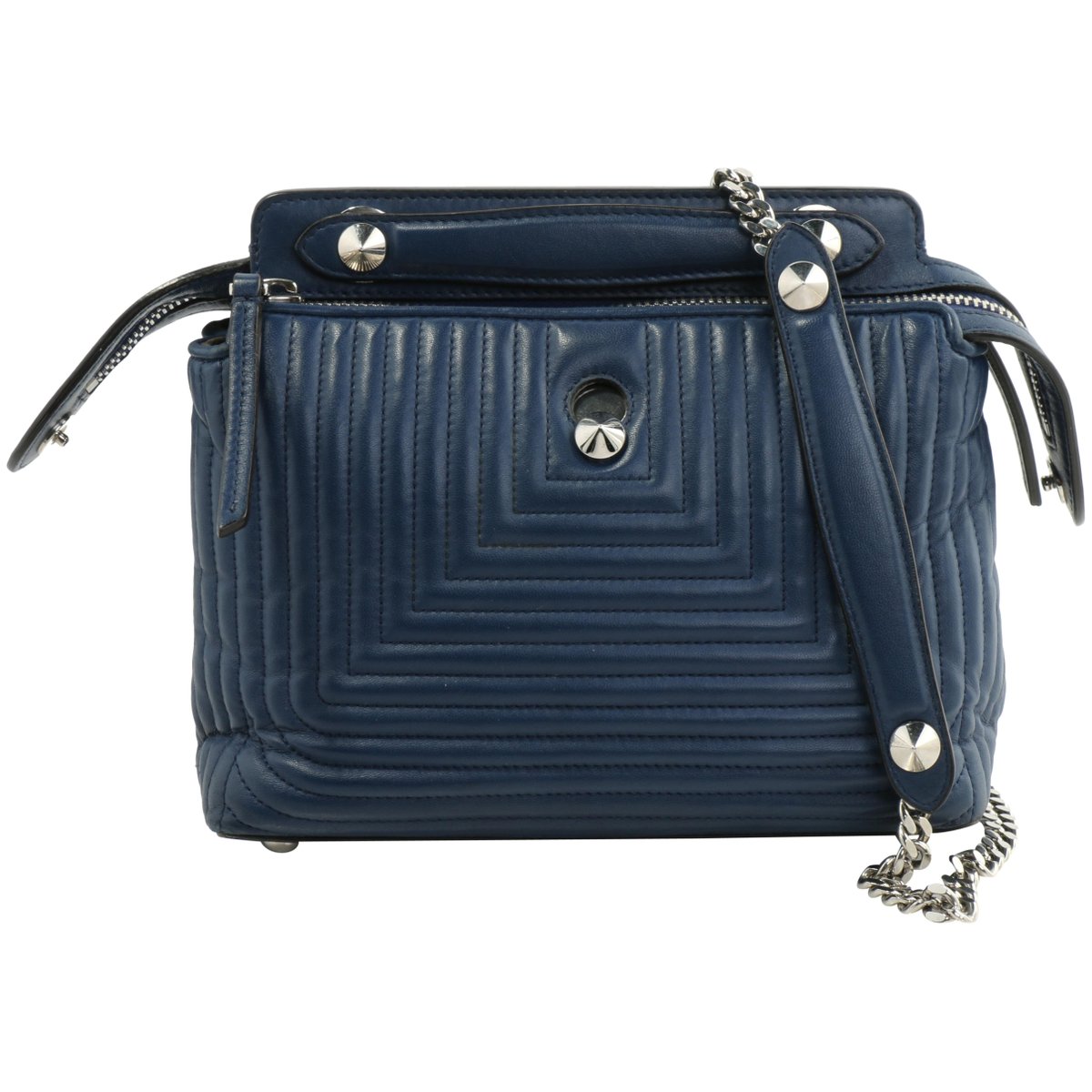 Dot Com leather handbag