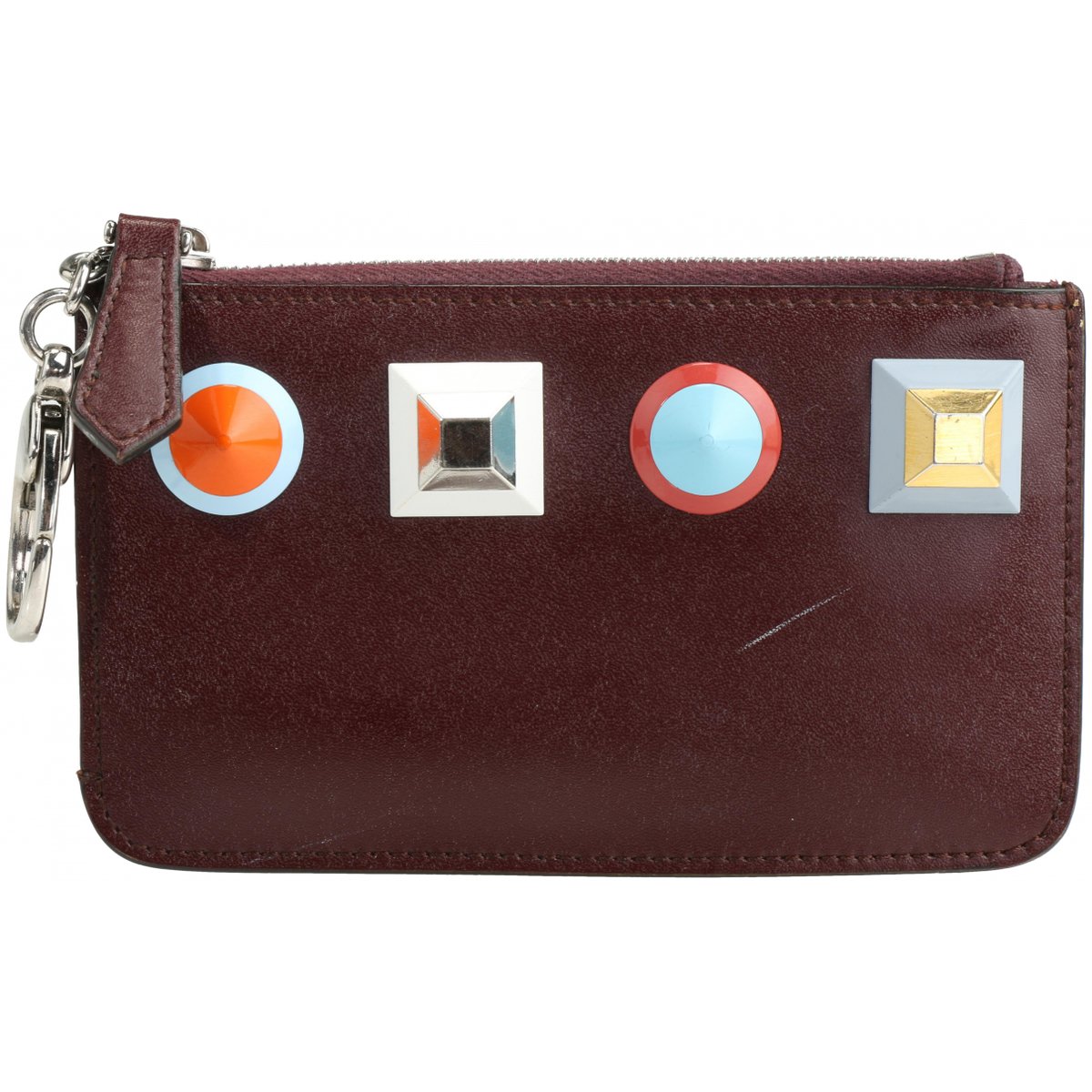 Peekaboo IseeU leather clutch bag