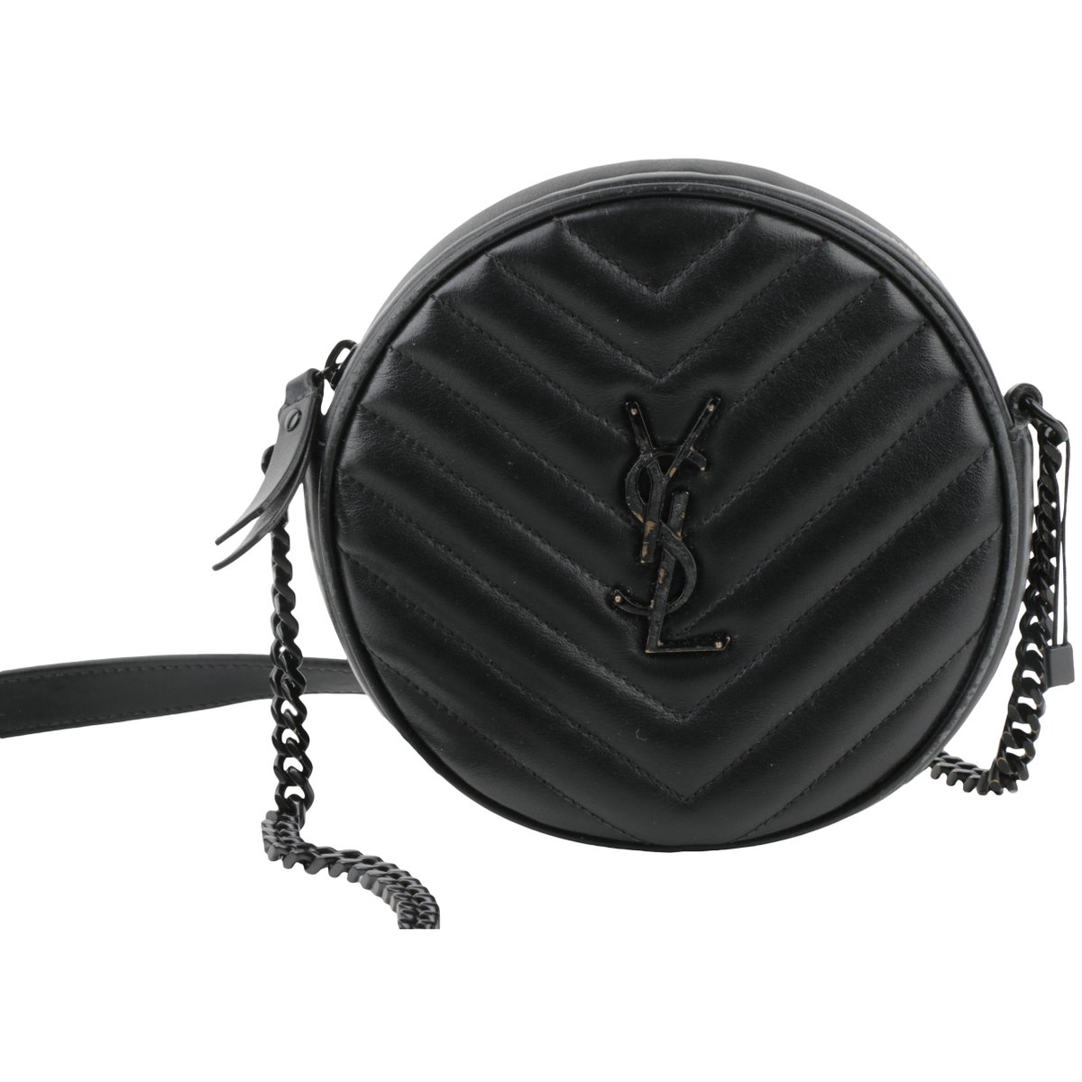 Vinyle leather crossbody bag