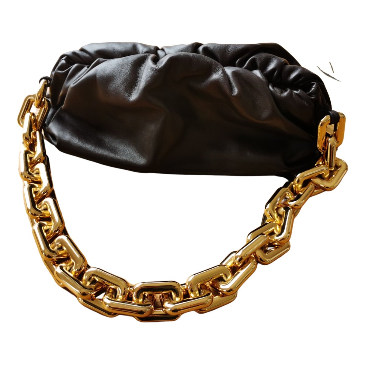 Chain Pouch leather handbag