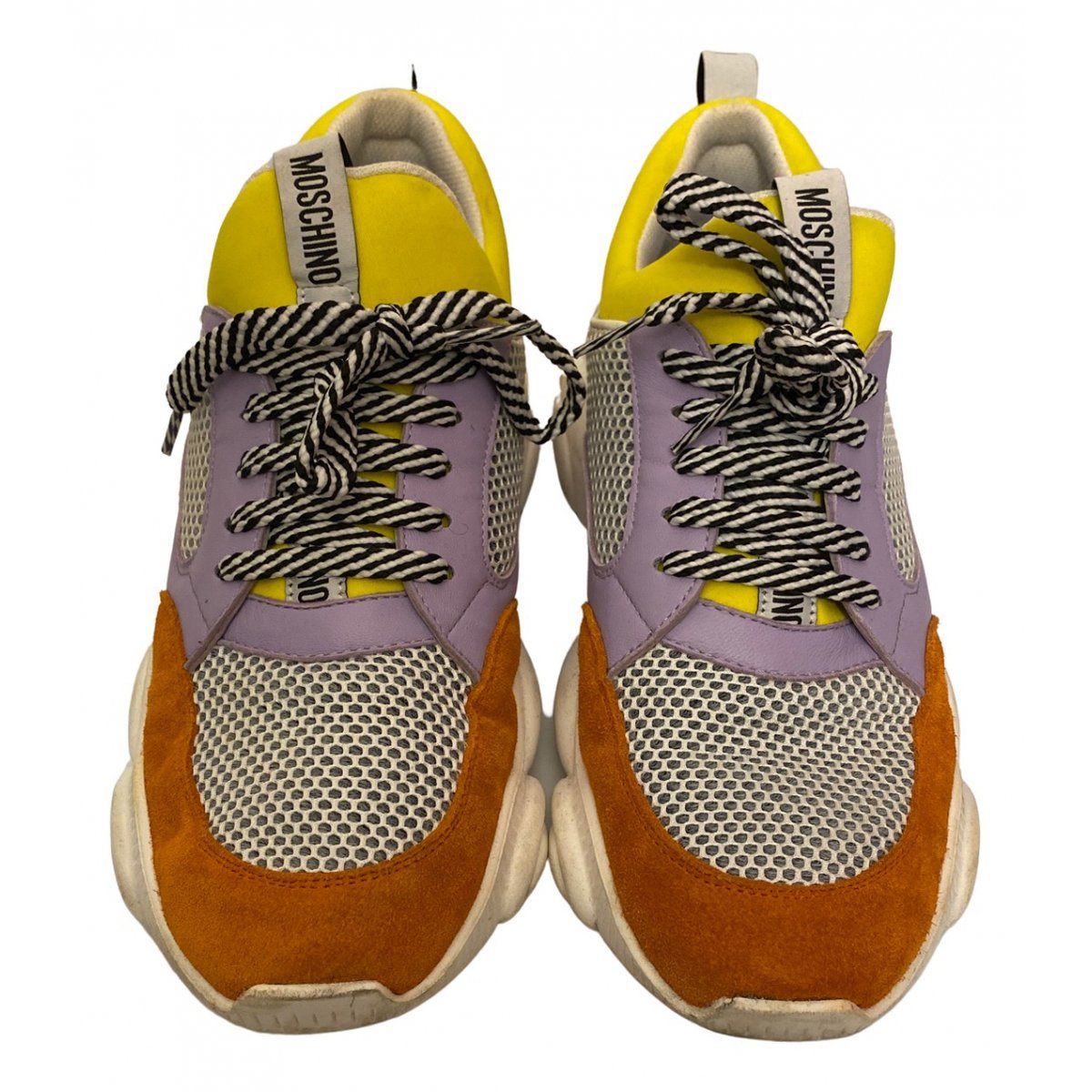 Teddy Pop pony-style calfskin trainers