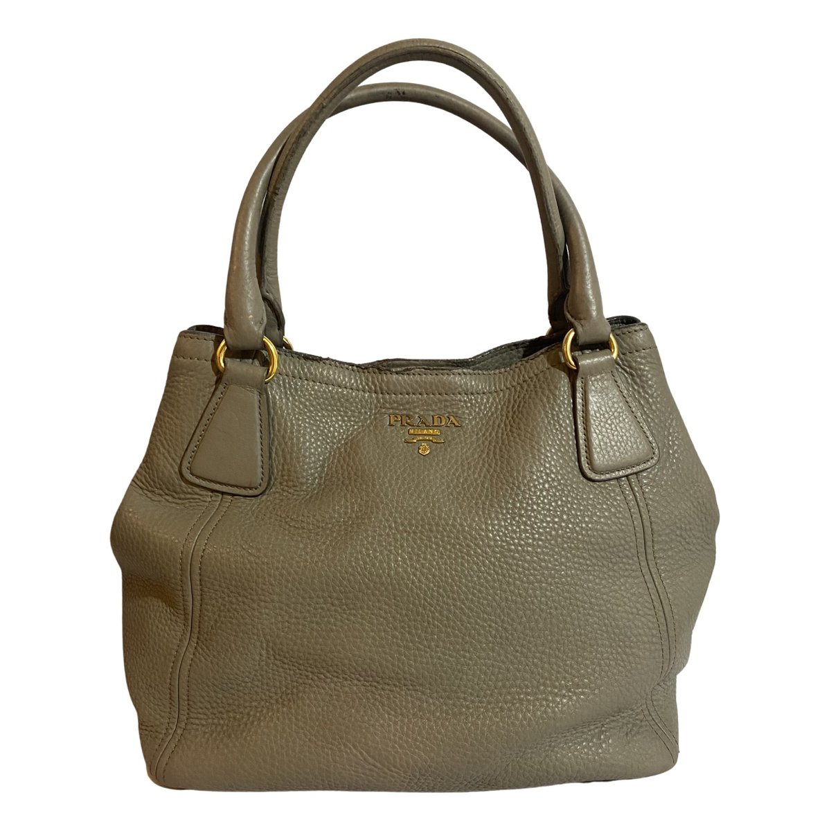 Monochrome leather satchel