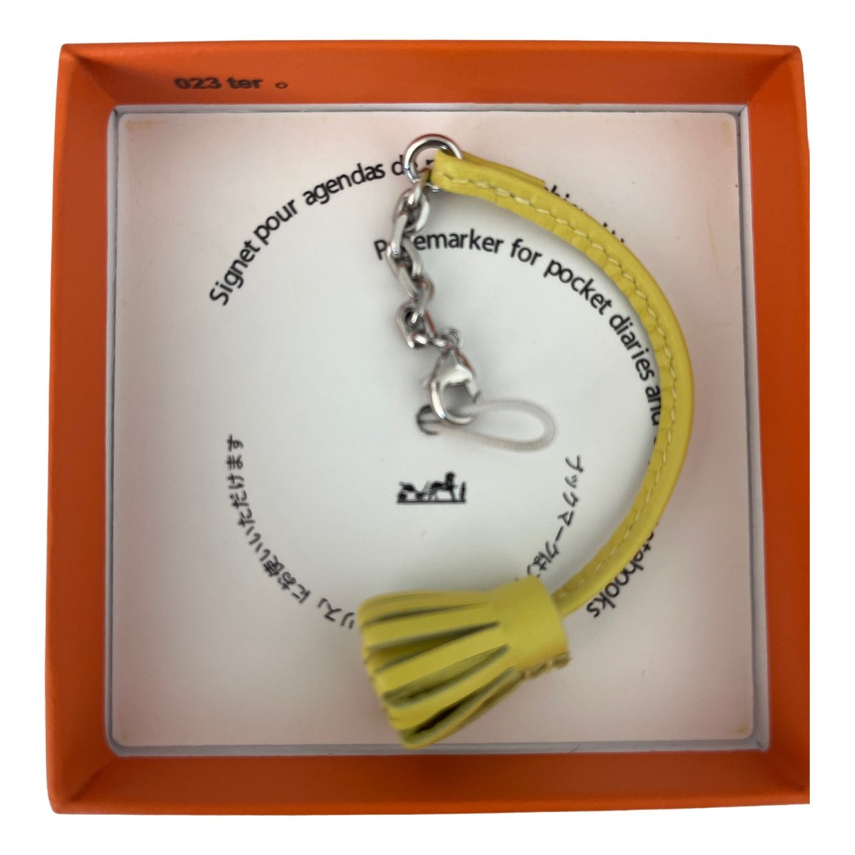 Carmencita leather bag charm