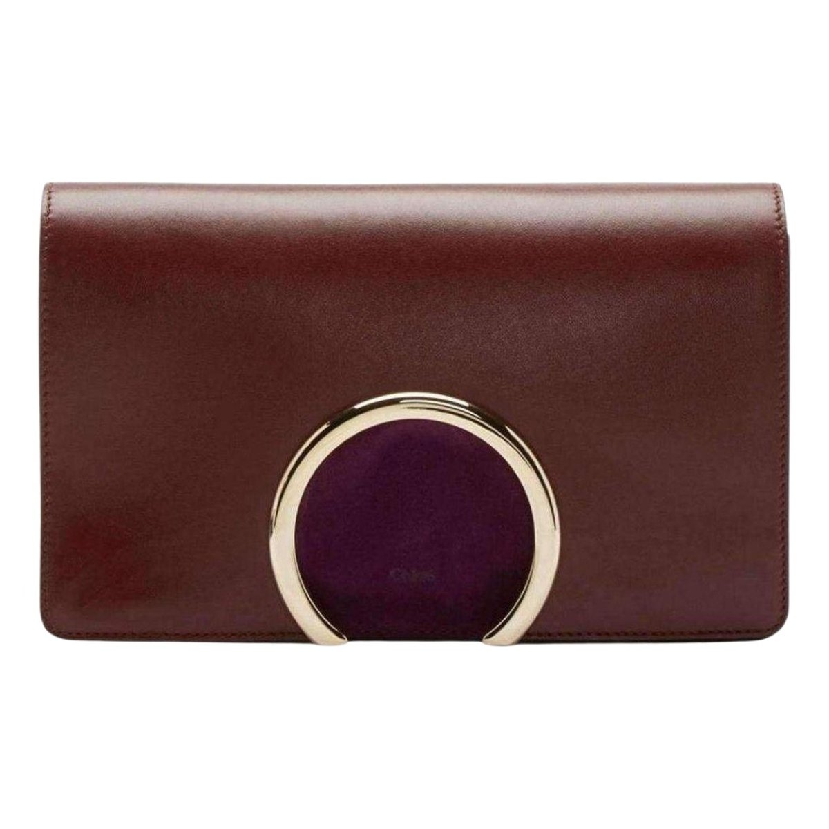 Gabrielle leather clutch bag