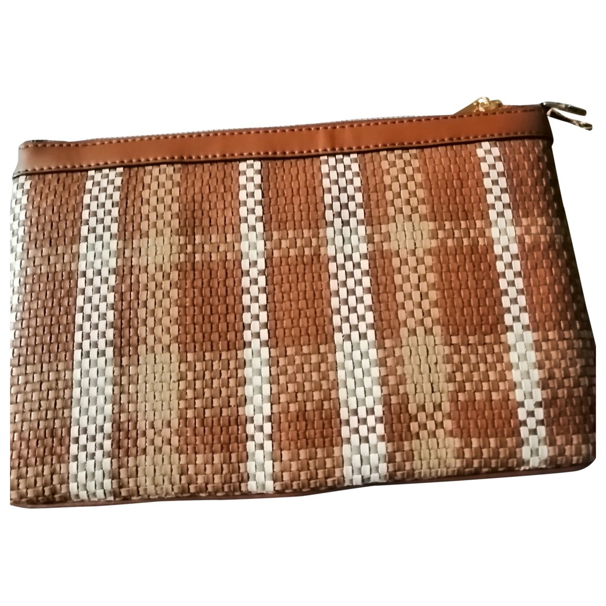 Jet Set leather clutch bag