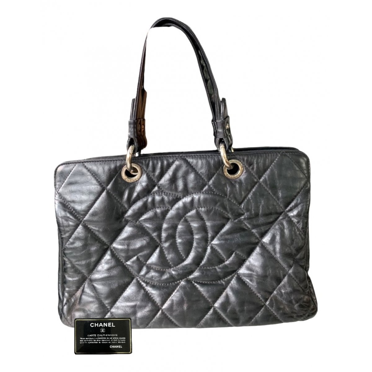 Classic CC Shopping leather tote