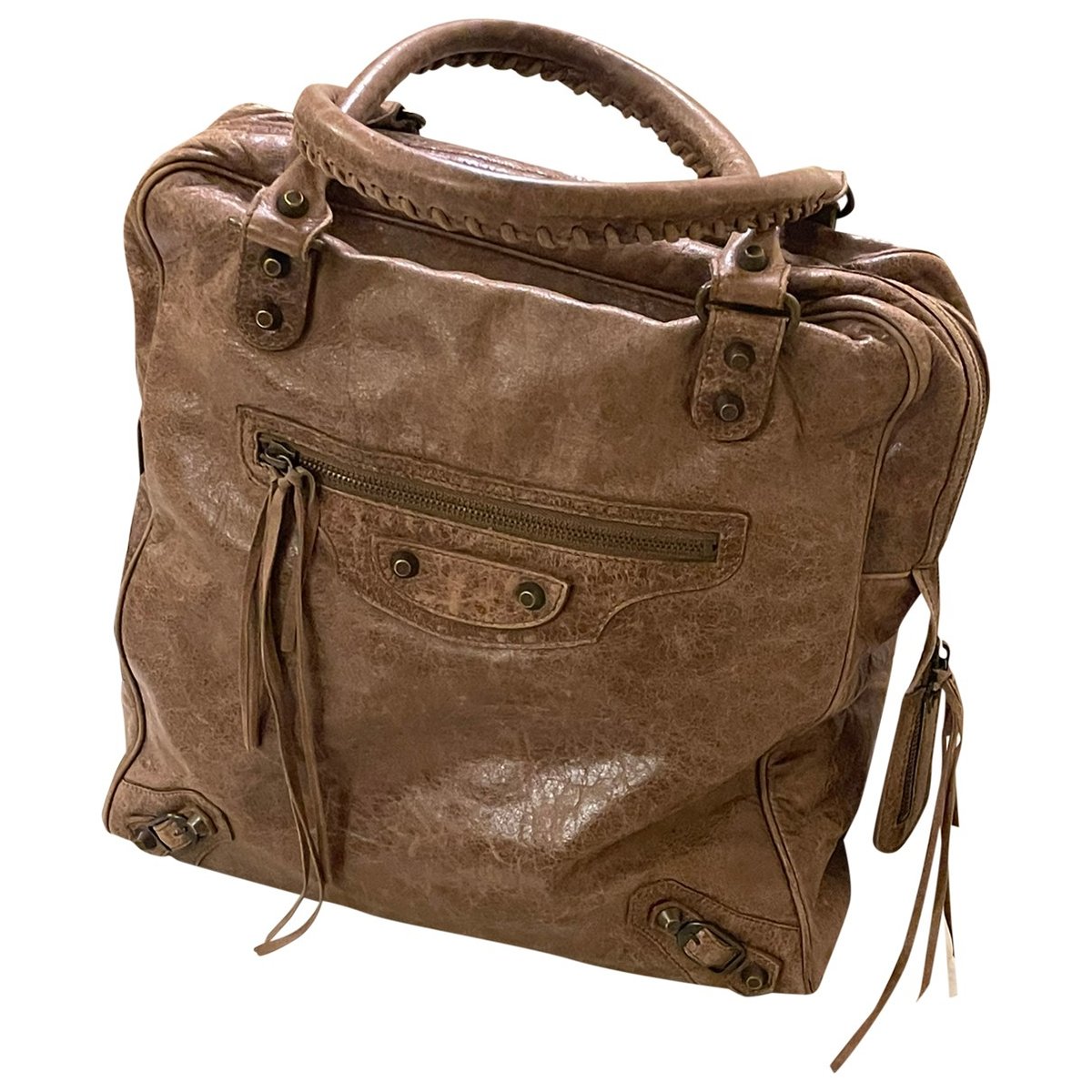 Vélo leather handbag
